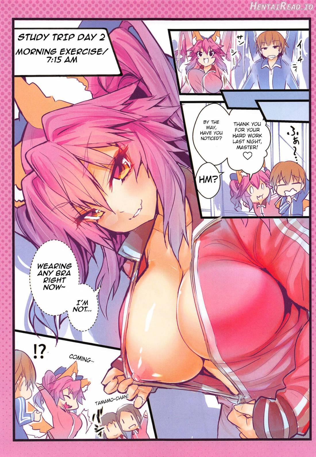 JK Tamamo no Shuugaku Ryokou Oppai Challenge Chapter 1 - page 14