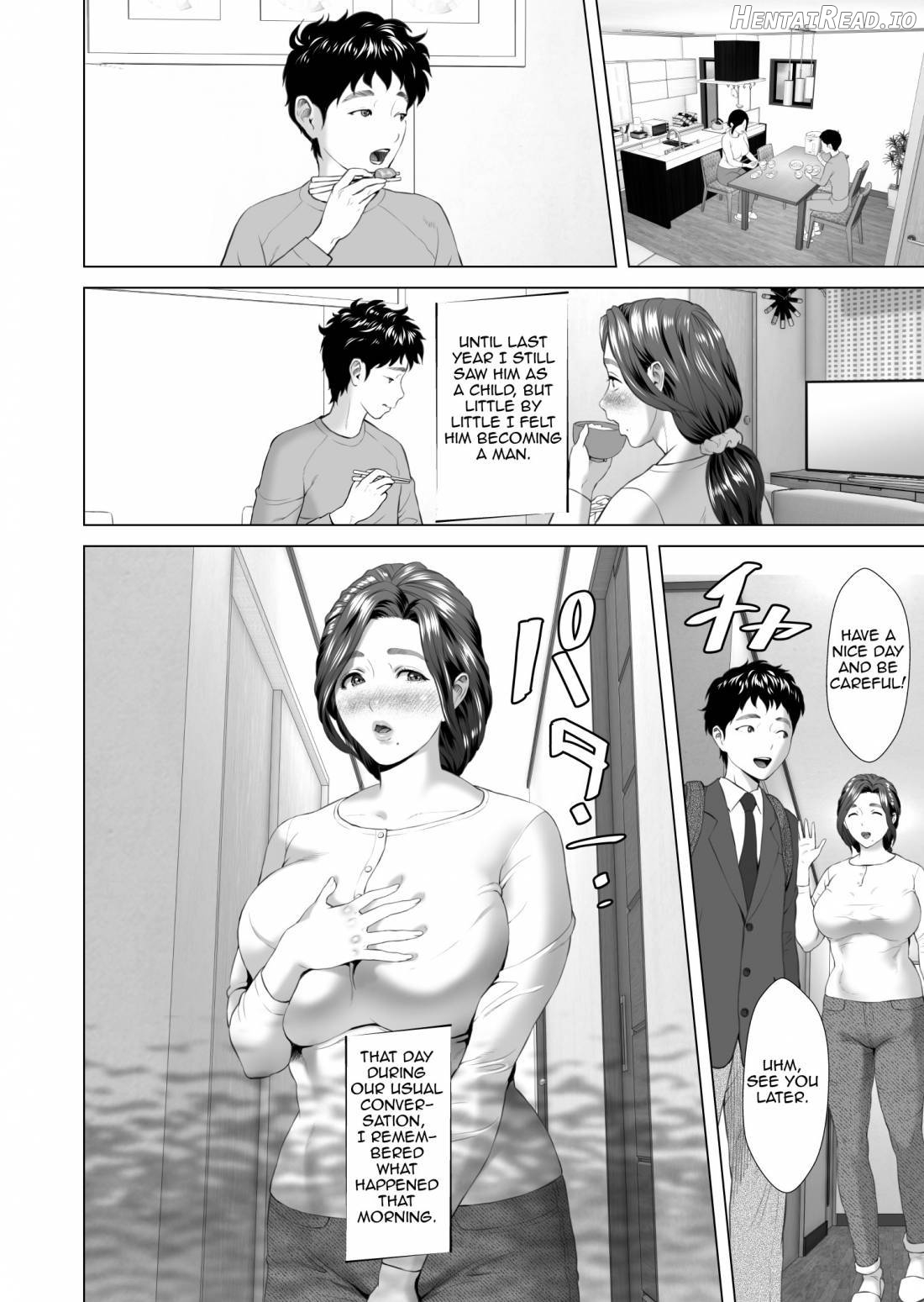 Kinjo Yuuwaku Musuko o Yobai ni Sasou Haha Hen Chapter 1 - page 6