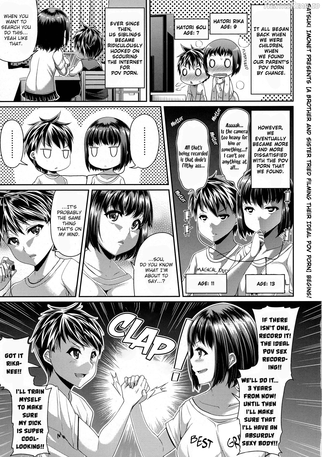 Ane to Kanojo to Hamedori 3P Shitemita Chapter 1 - page 1