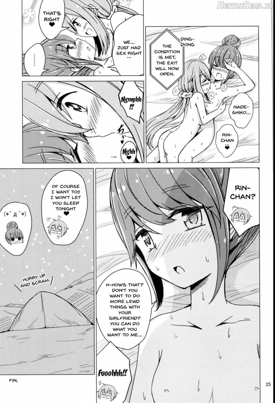 Sex Shinai to Derenai Tent ni Tojikomerareta NadeRin Chapter 1 - page 24