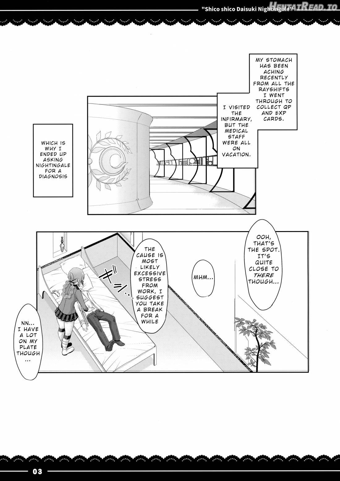 Shikoshiko Daisuki Nightingale + Kaijou Gentei Omakebon Chapter 1 - page 2