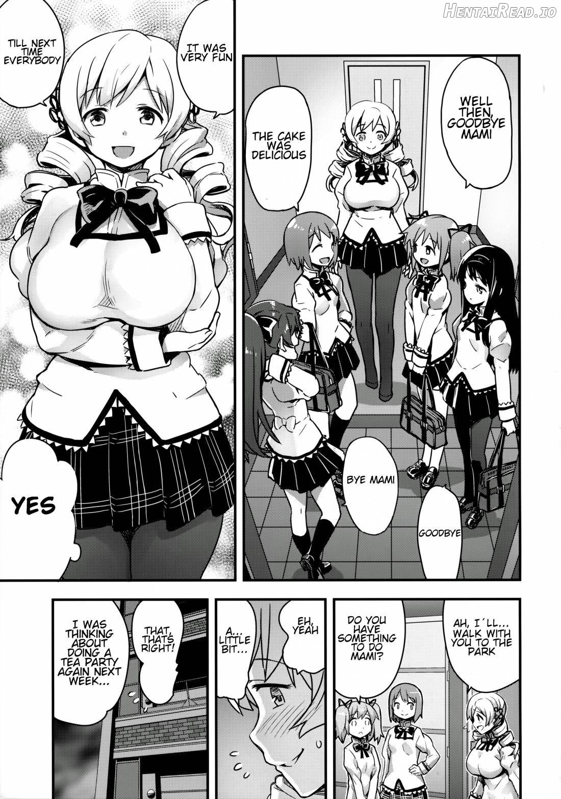 Shiritsu Mitakihara Chuugaku 3-nensei Bakunyuu Benjo Tomoe Mami Chapter 1 - page 4