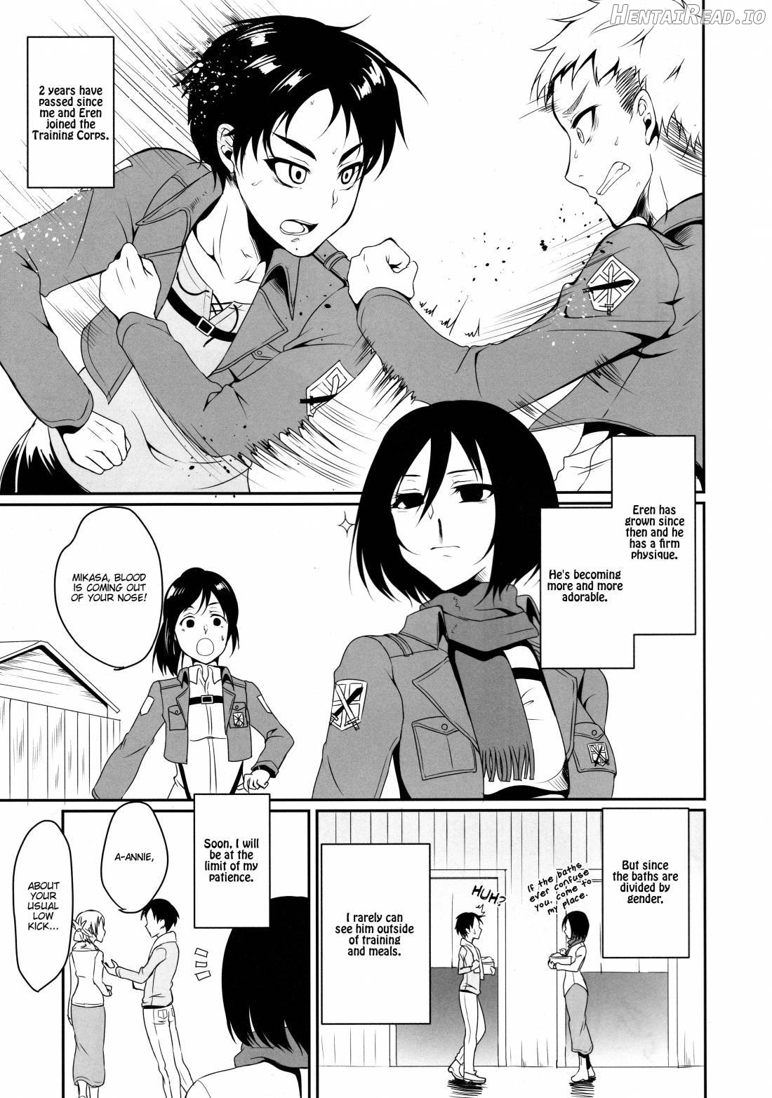 Eren ga Mikasa ni Osowareru Hon Chapter 1 - page 4