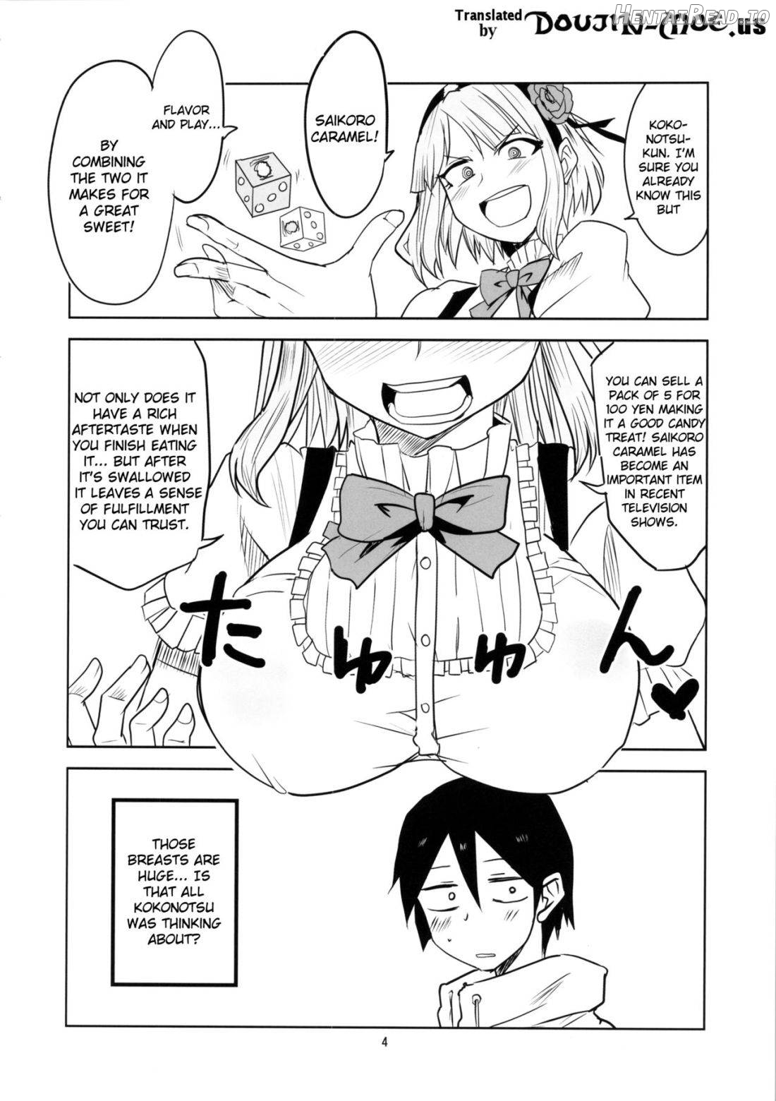 Dagashi Chichi VS Tekoki Senpai Chapter 1 - page 4