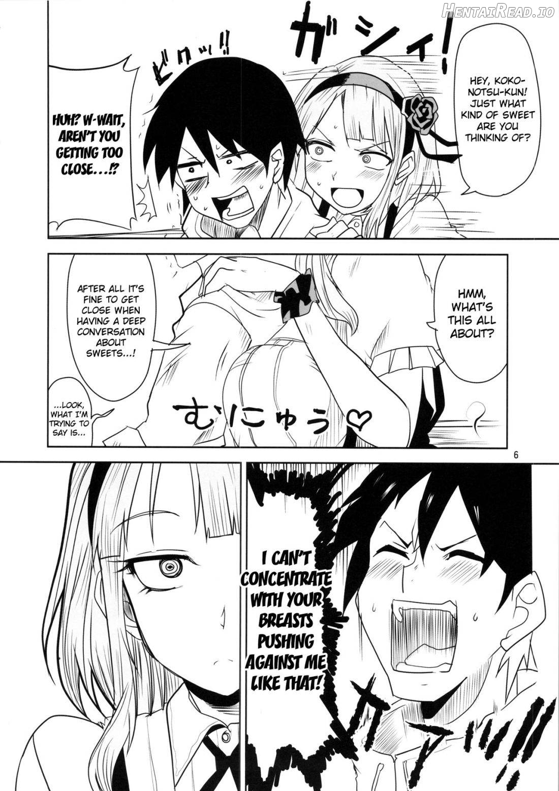 Dagashi Chichi VS Tekoki Senpai Chapter 1 - page 6