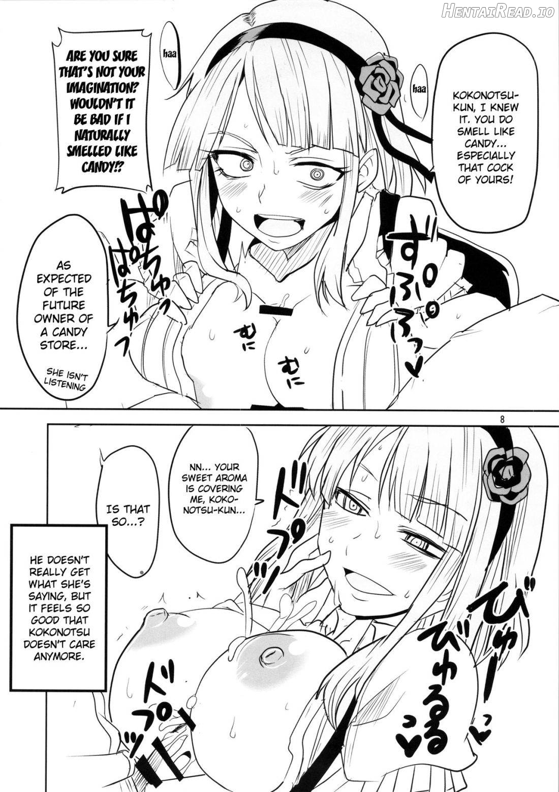 Dagashi Chichi VS Tekoki Senpai Chapter 1 - page 8