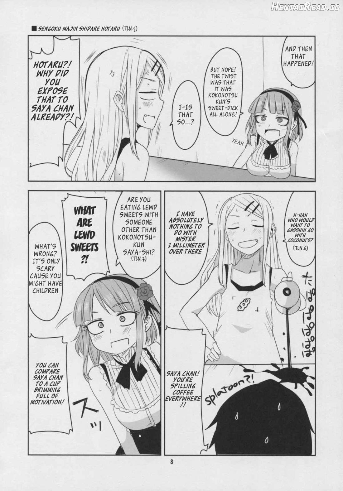 Dagashi Chichi VS Tekoki Senpai Chapter 3 - page 8