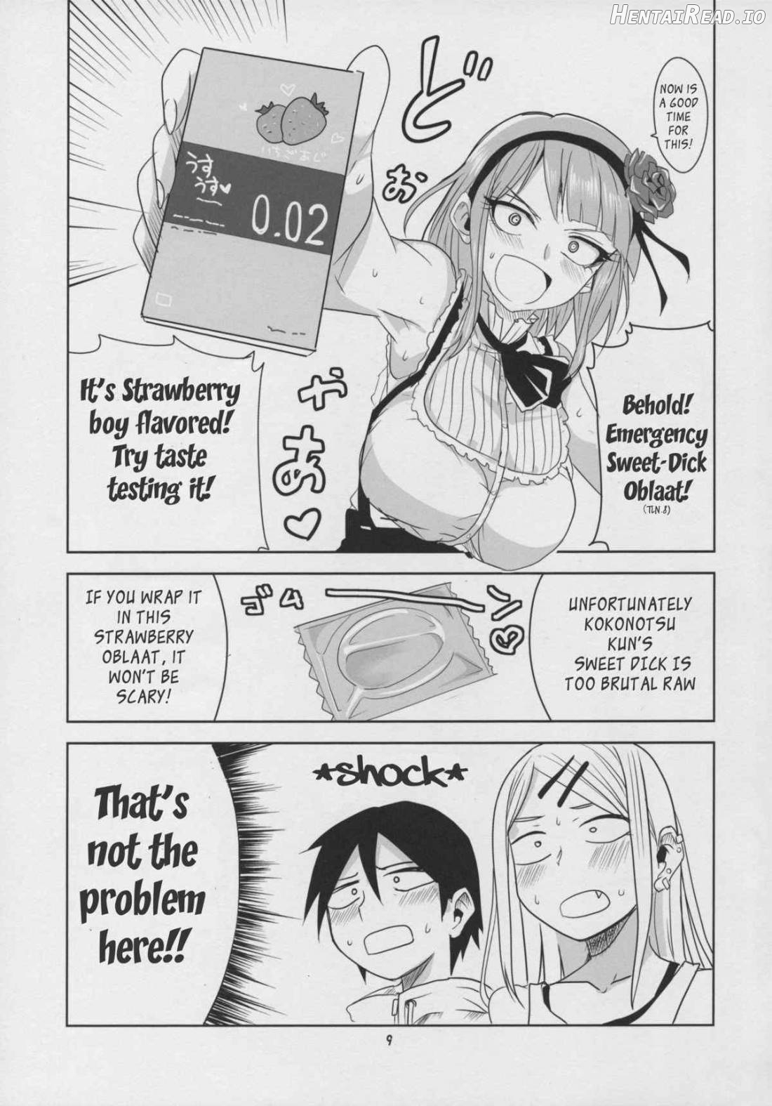 Dagashi Chichi VS Tekoki Senpai Chapter 3 - page 9