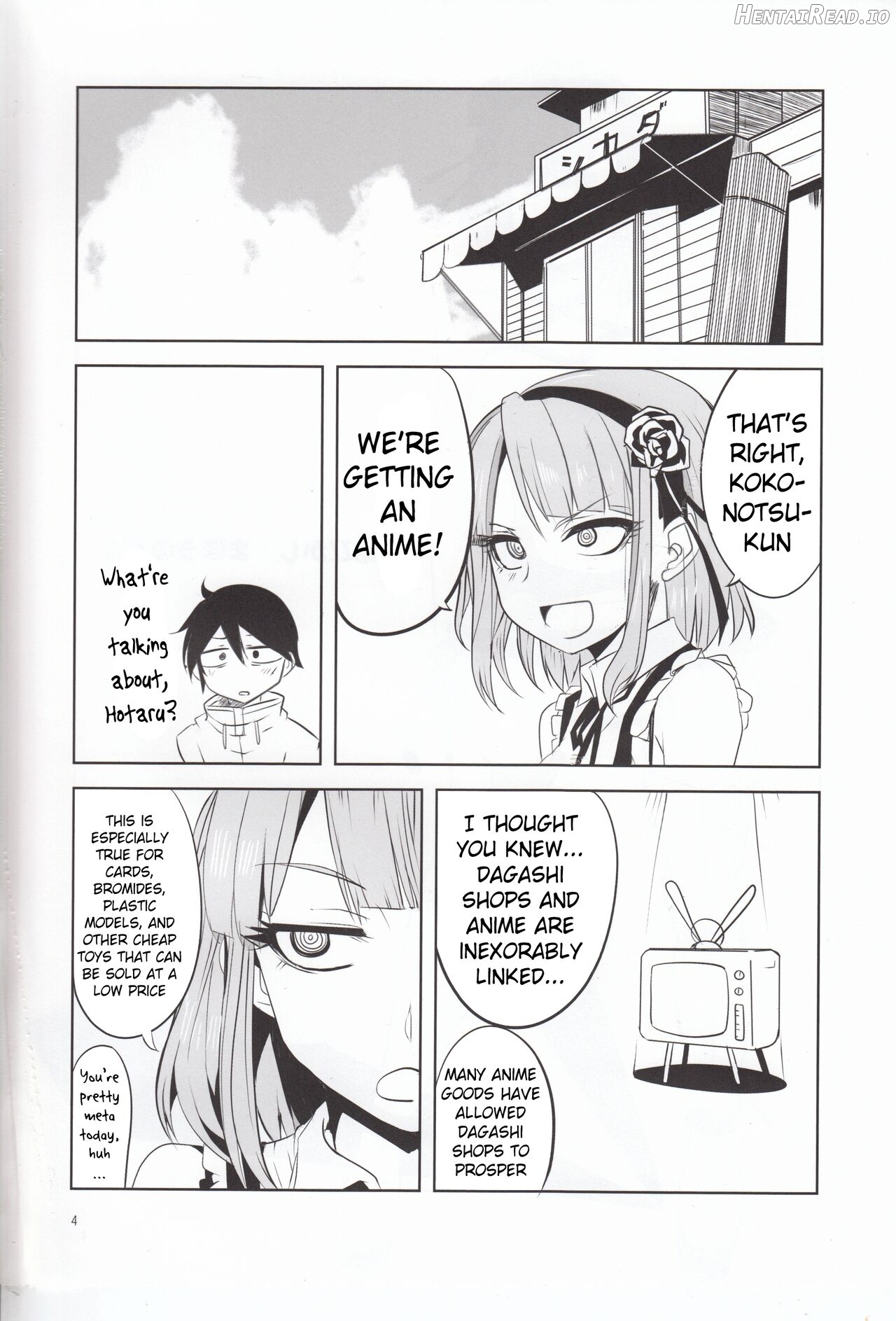 Dagashi Chichi VS Tekoki Senpai Chapter 4 - page 3