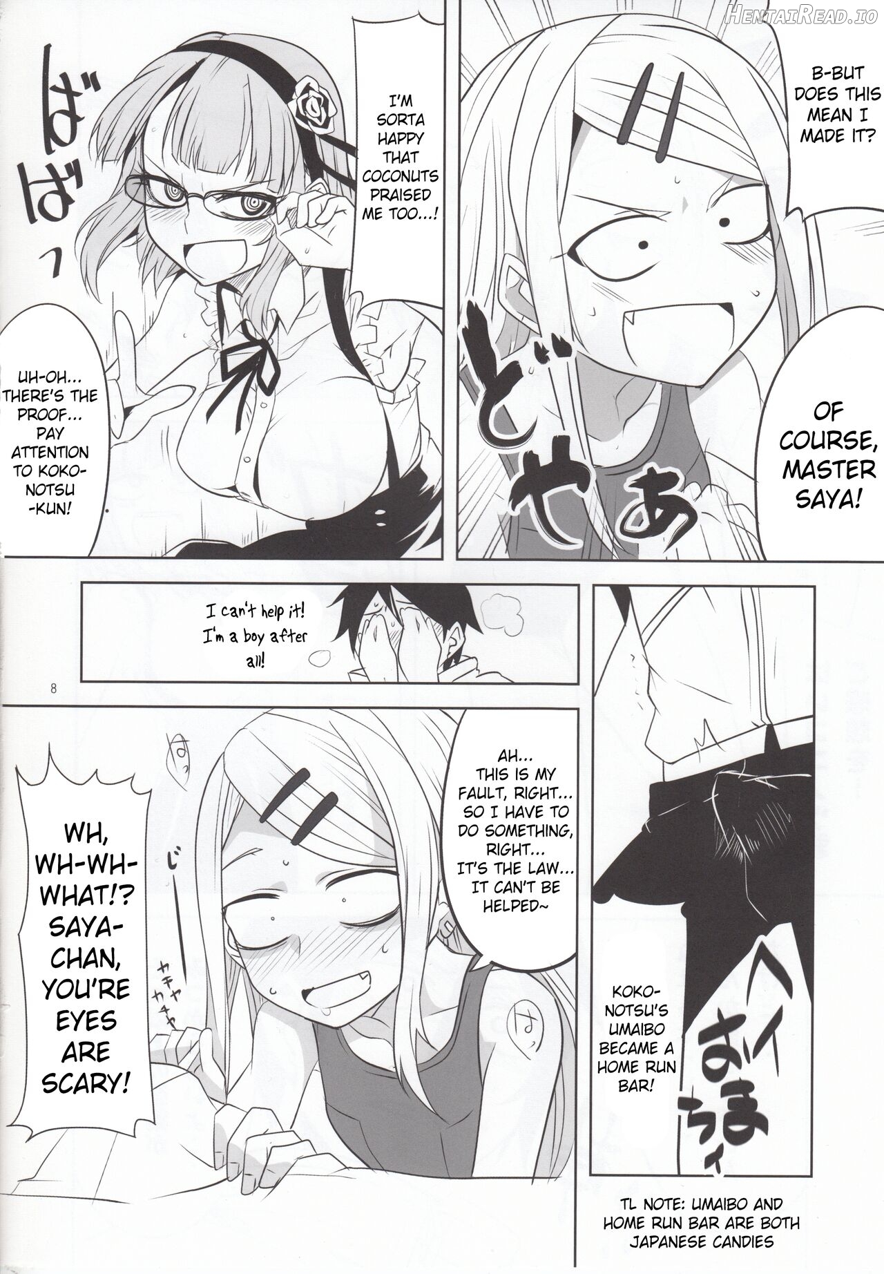 Dagashi Chichi VS Tekoki Senpai Chapter 4 - page 7