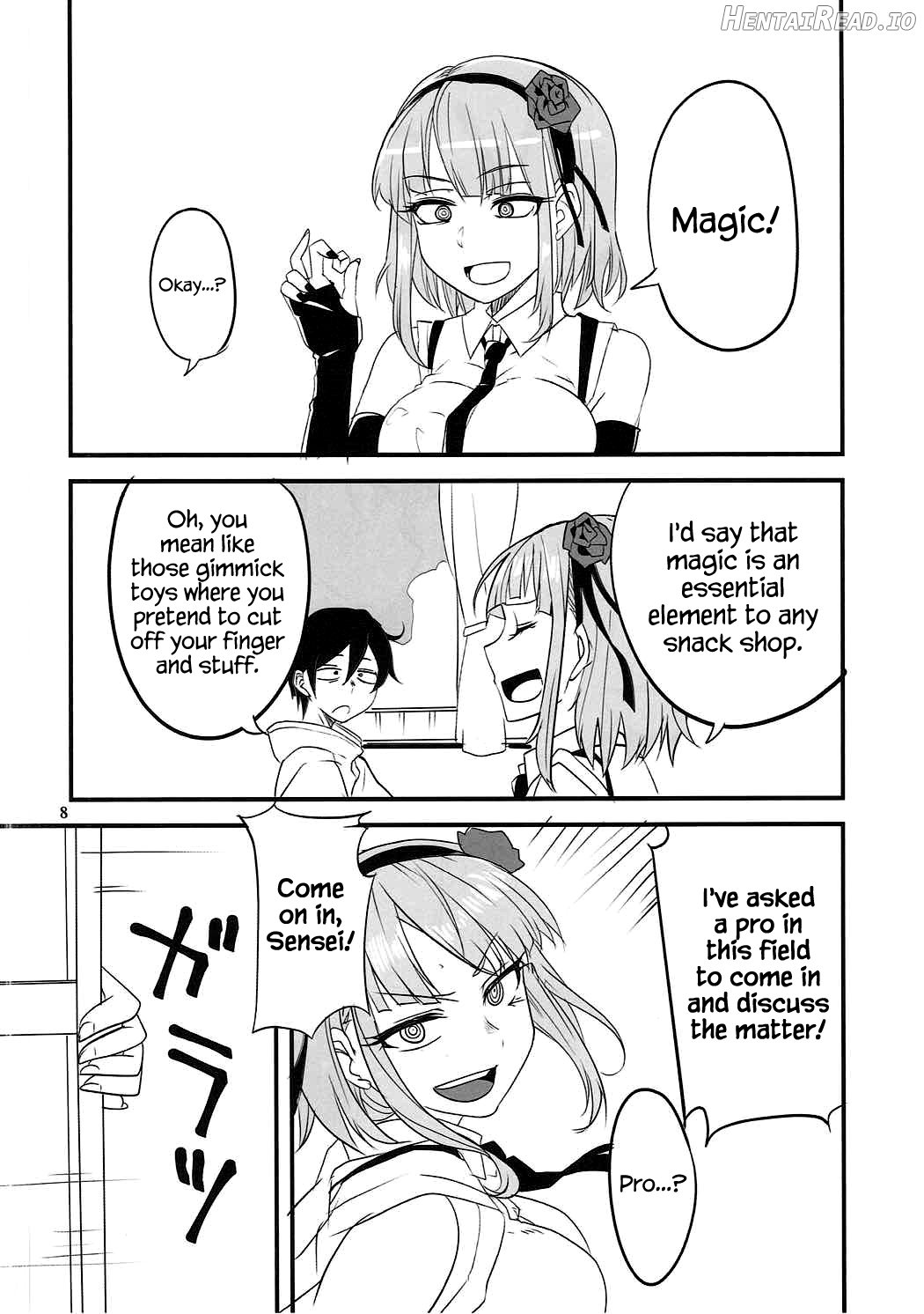 Dagashi Chichi VS Tekoki Senpai Chapter 5 - page 4