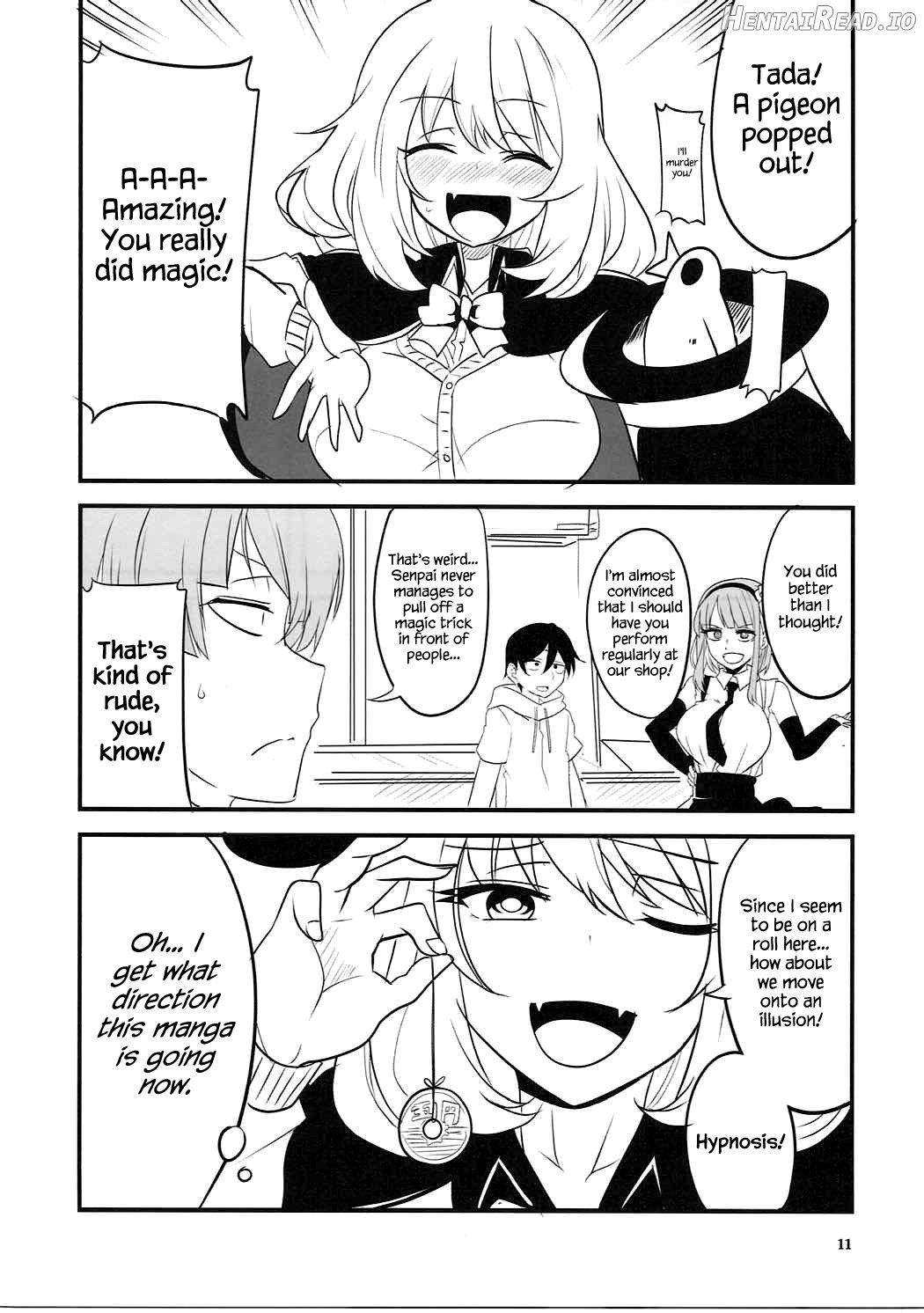 Dagashi Chichi VS Tekoki Senpai Chapter 5 - page 7