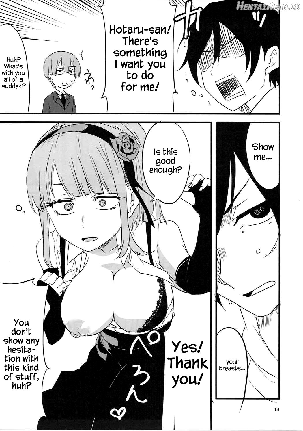 Dagashi Chichi VS Tekoki Senpai Chapter 5 - page 9