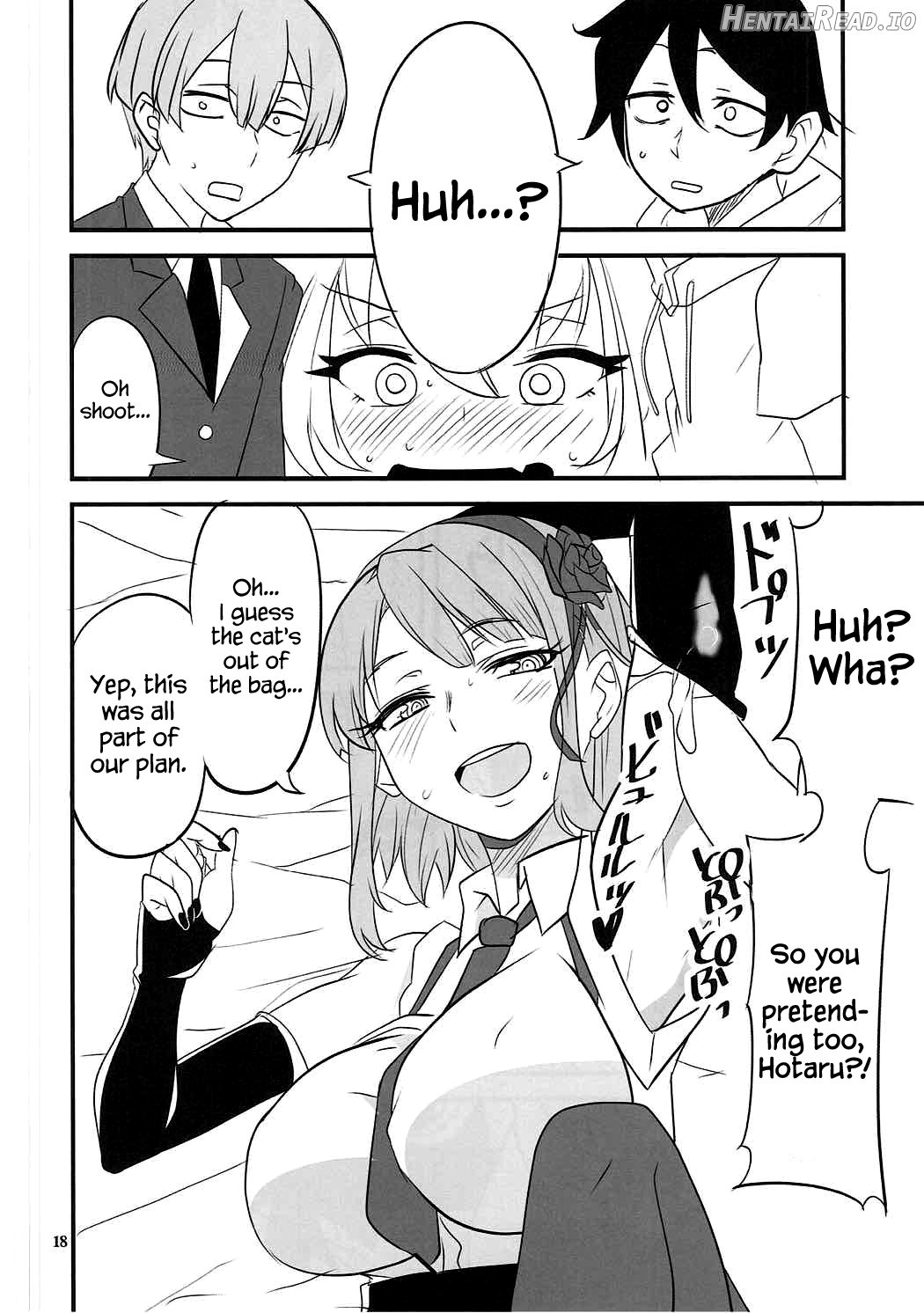 Dagashi Chichi VS Tekoki Senpai Chapter 5 - page 14