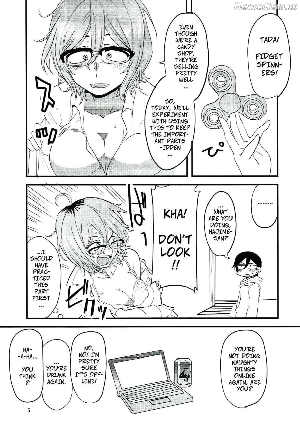 Dagashi Chichi VS Tekoki Senpai Chapter 6 - page 4