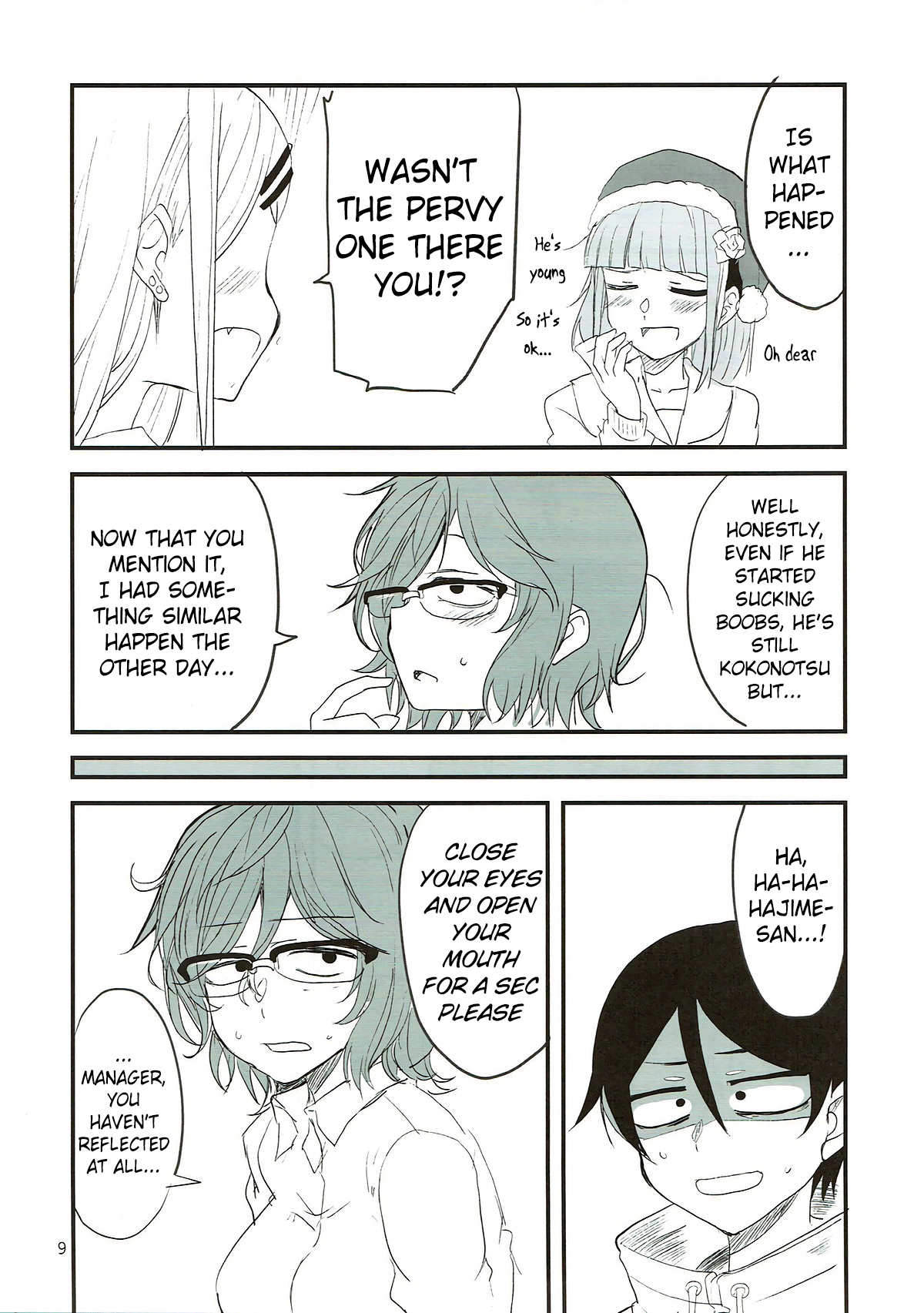 Dagashi Chichi VS Tekoki Senpai Chapter 7 - page 8