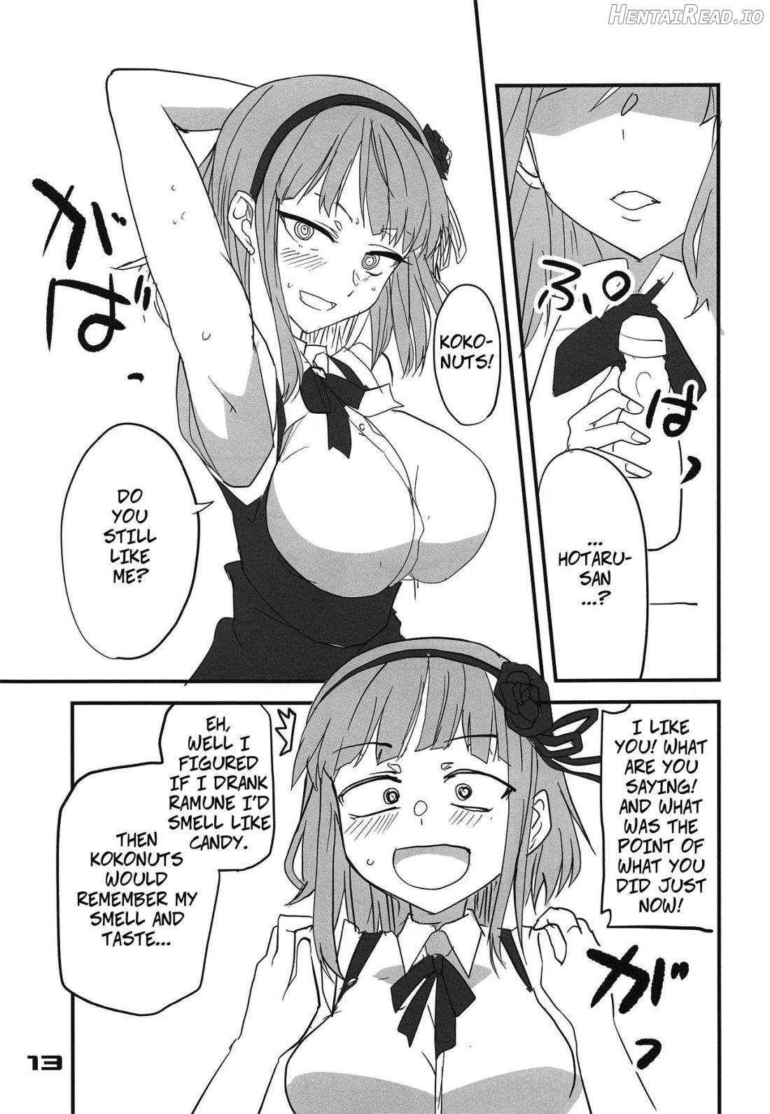 Dagashi Chichi VS Tekoki Senpai Chapter 9 - page 12