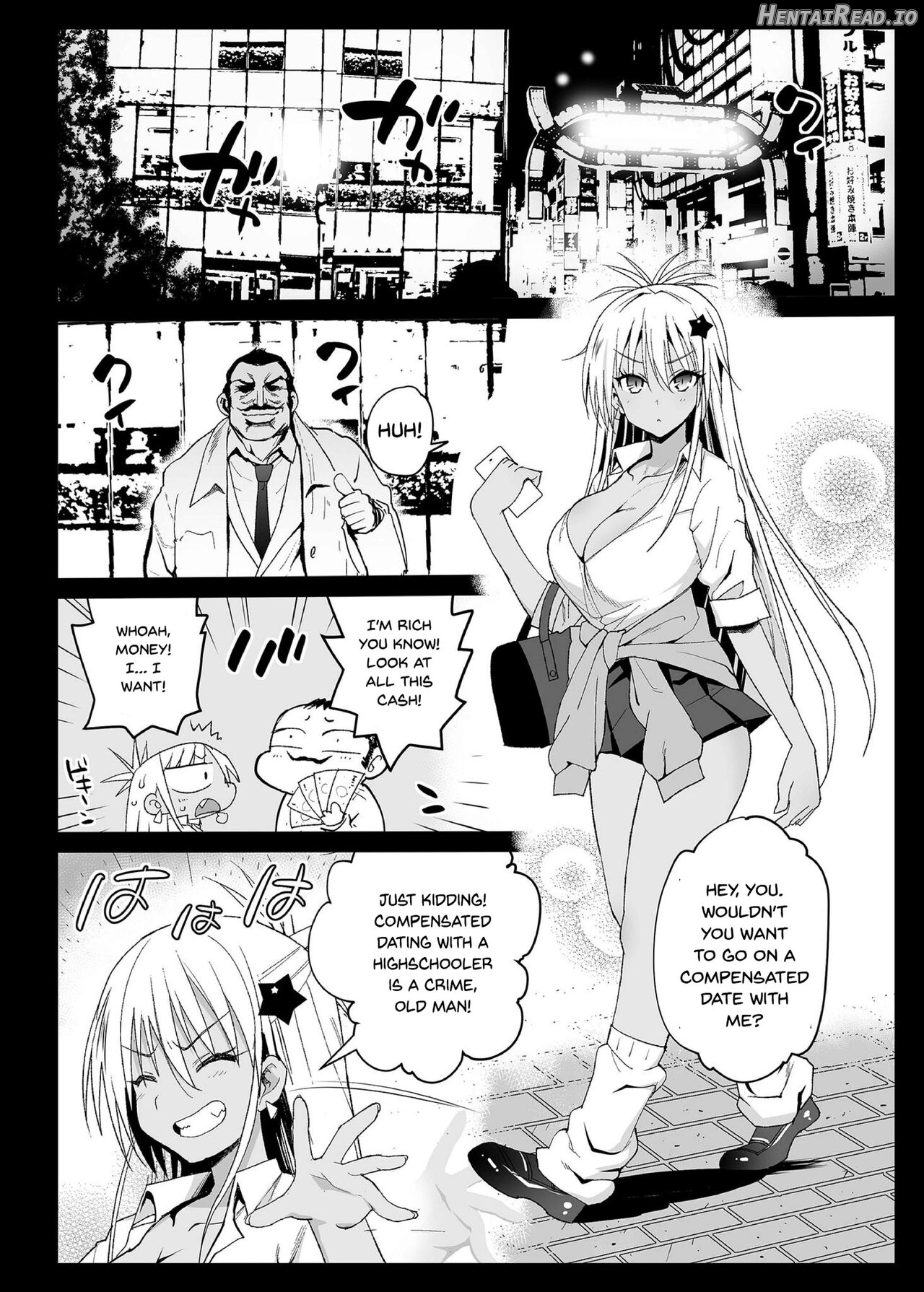 Kyousei Enkou ~Kuro Gal JK o Kane de Dakitai~ Chapter 2 - page 3