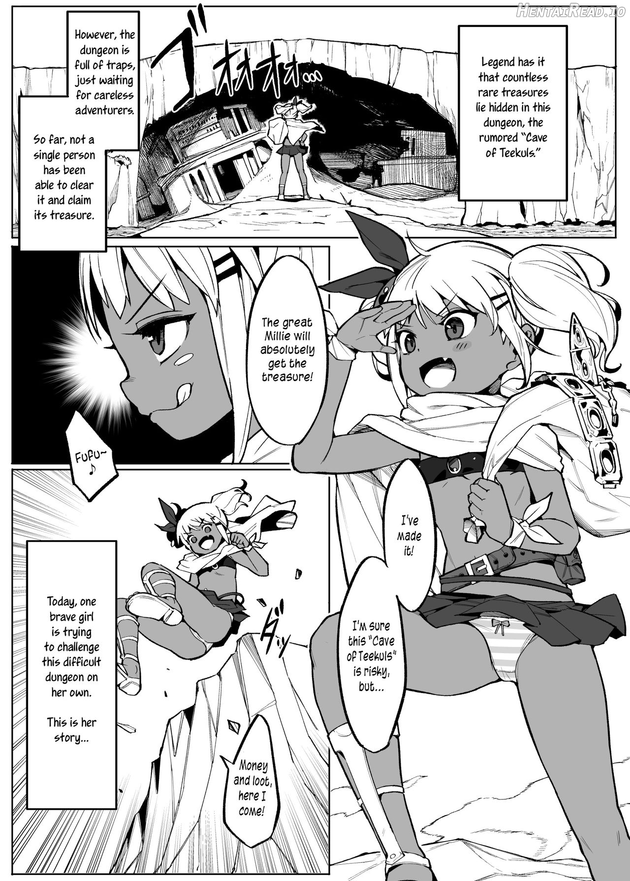 Bishoujo Touzoku Kusuguri Trap Dungeon! Chapter 1 - page 2