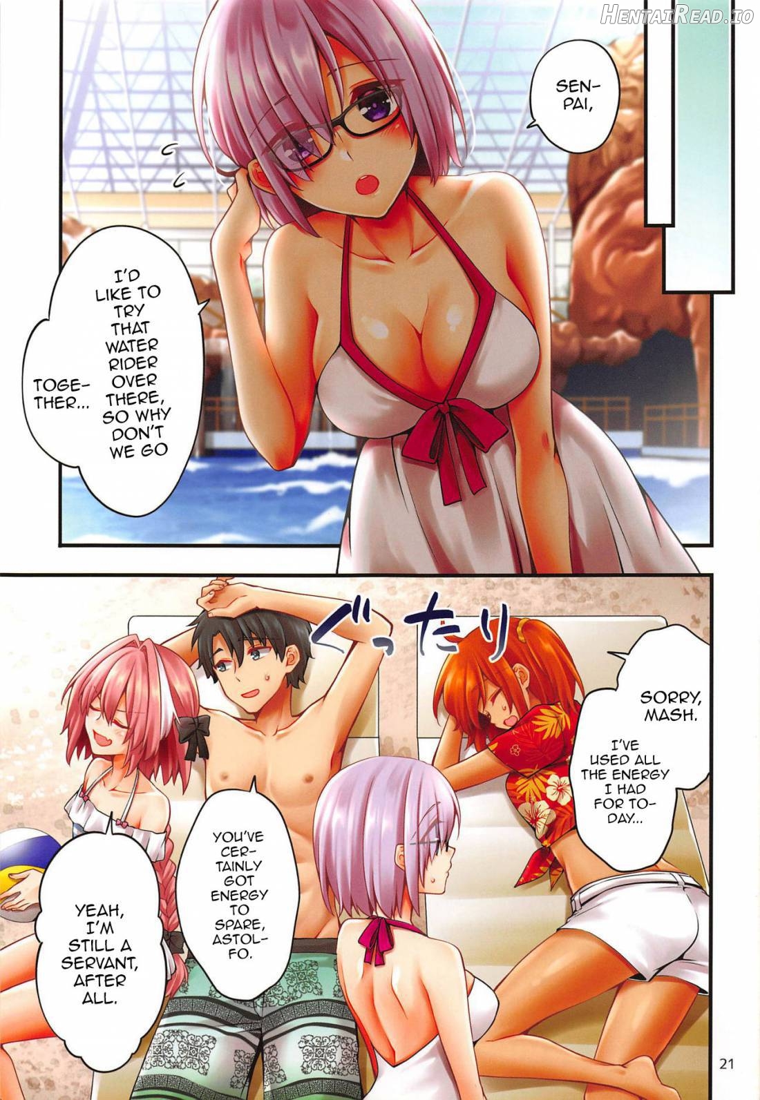 Astolfo-kun ga Gudas ni Ecchi na Koto Sarechau Hon Chapter 1 - page 20