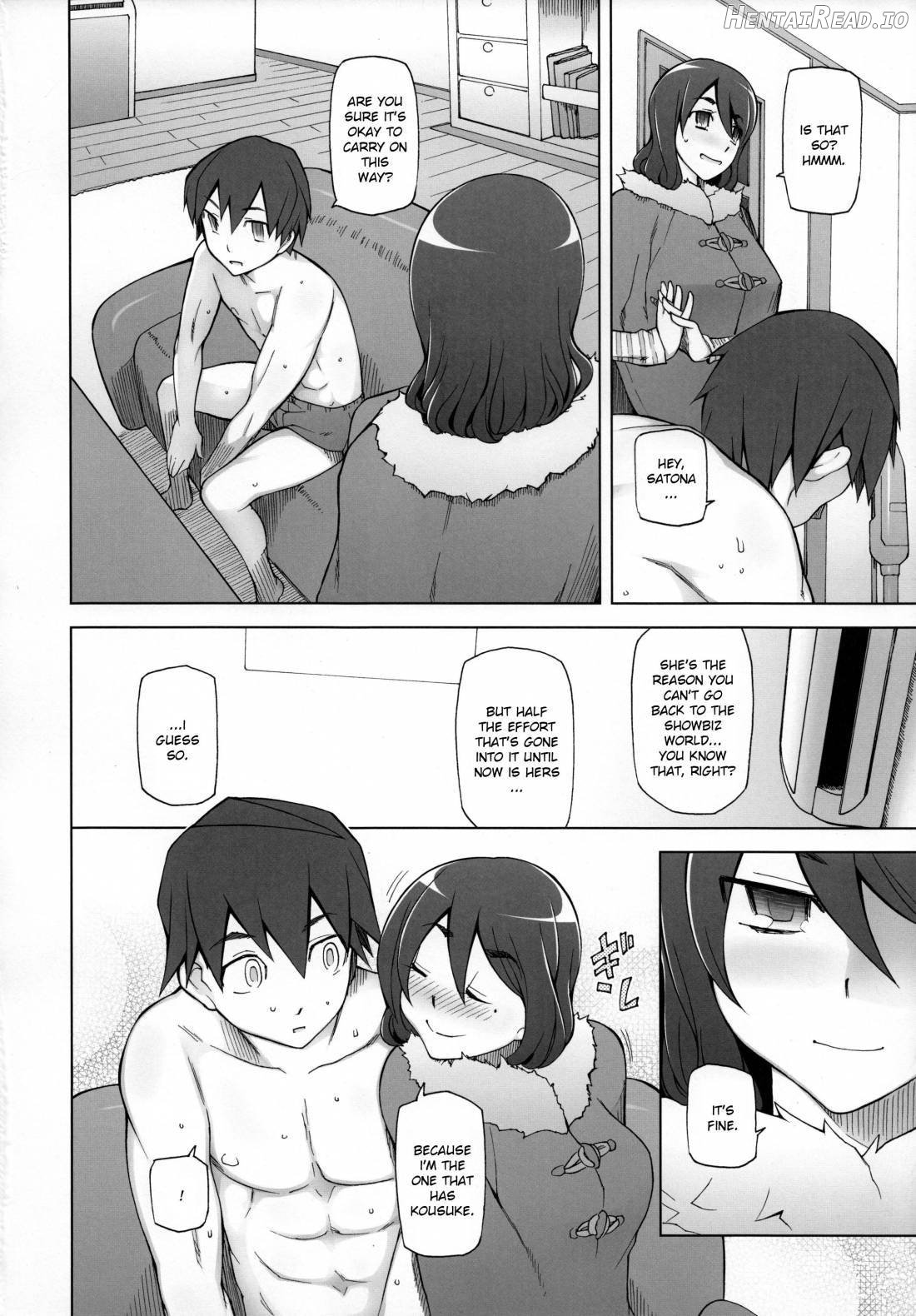 Kanojo wa Chou Yuumei Geinoujin... Soshite Boku ni Naisho de AV Joyuu Satomi-Satona Gojitsudan 1 Chapter 1 - page 13