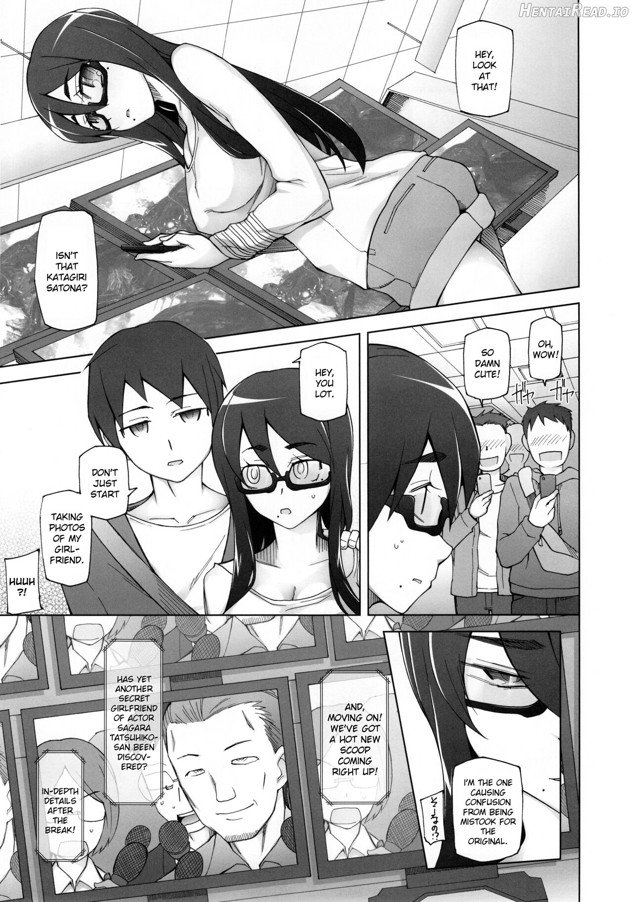 Kanojo wa Chou Yuumei Geinoujin... Soshite Boku ni Naisho de AV Joyuu Satomi-Satona Gojitsudan 1 Chapter 2 - page 29