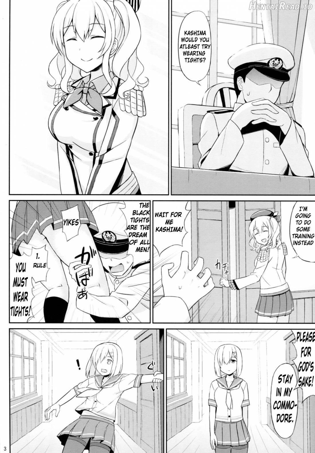 Teitoku-san, Tights Soubi wa Shiyou Desu! Chapter 1 - page 2