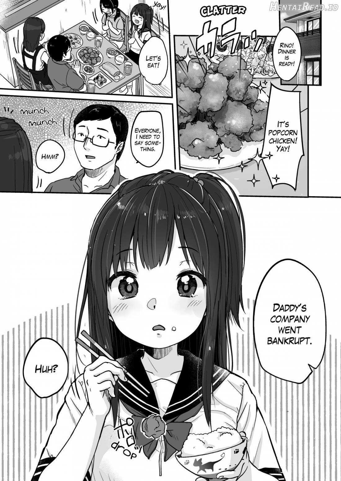 Tou-san no Kaisha ga Tousan Shita no de Loli Fuuzoku Hajimemashita Chapter 1 - page 2