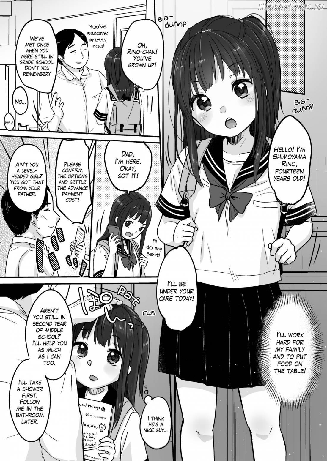 Tou-san no Kaisha ga Tousan Shita no de Loli Fuuzoku Hajimemashita Chapter 1 - page 5