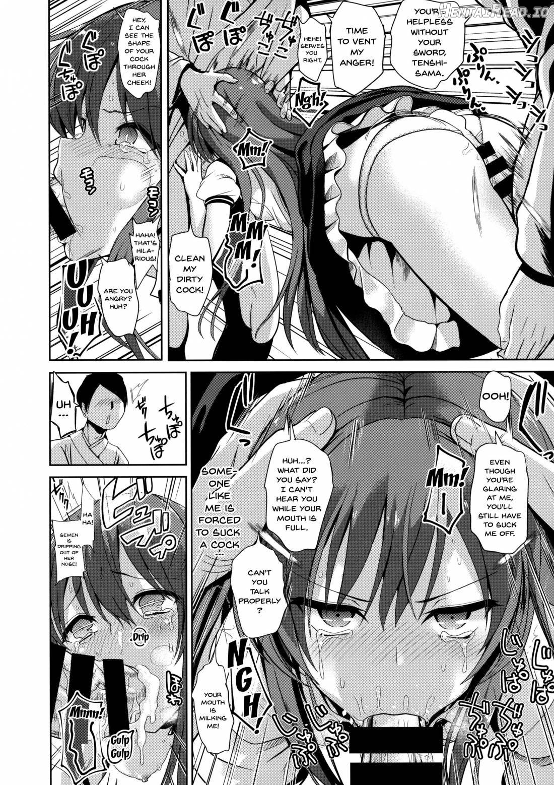 Touhou Lynch 2 Hinanai Tenshi Namaiki na Tenshi-chan ni Oshioki Chapter 1 - page 7