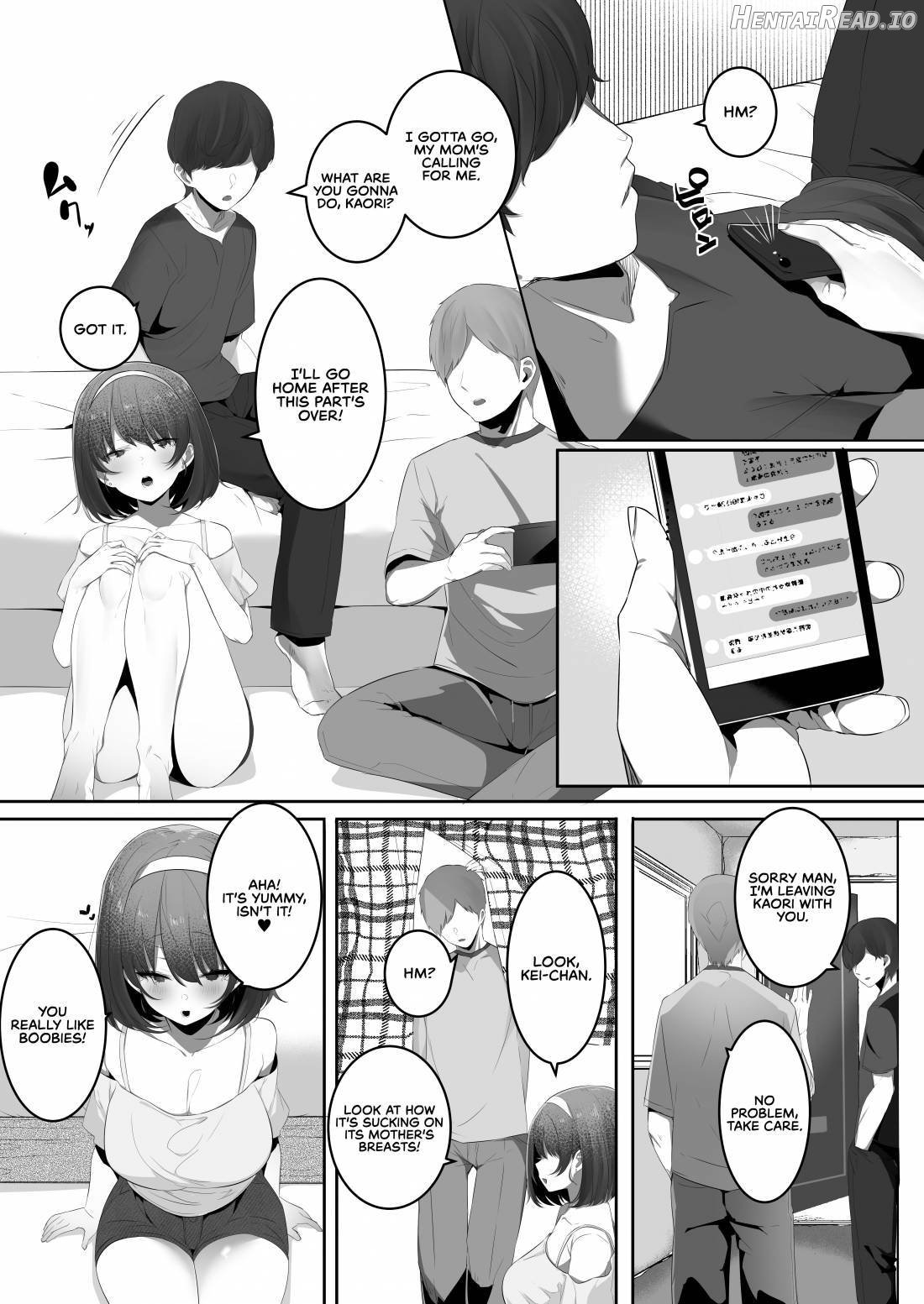 Kareshi Mochi no Kyonyuu Osananajimi o NTR Nakadashi Suru Hon Chapter 1 - page 4