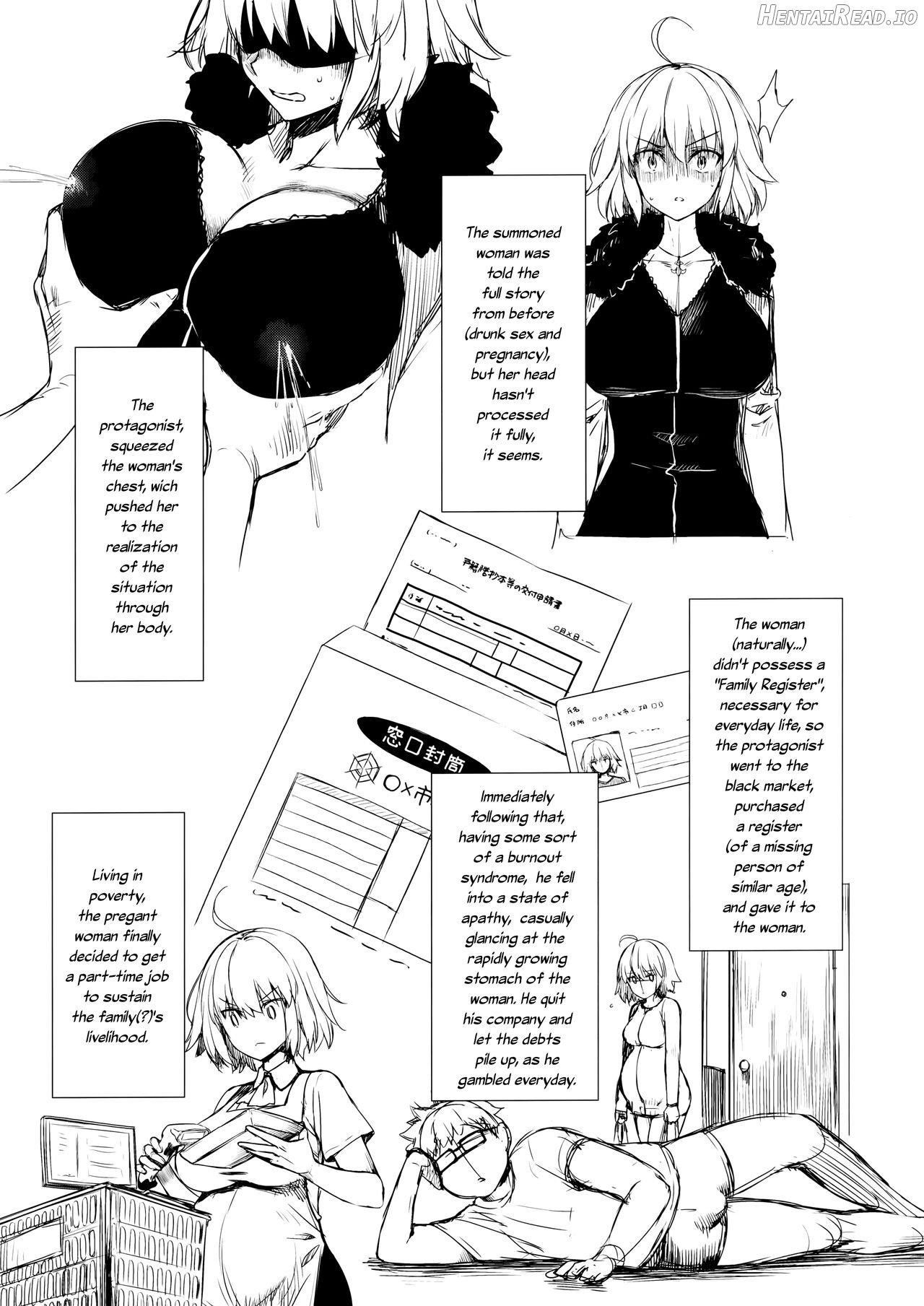 Jeanne Alter (32) no Shikyuu Haiboku ~Musuko no Tomodachi ni Tanetsuke o Kongan suru Hitozuma Servant~ Chapter 1 - page 23