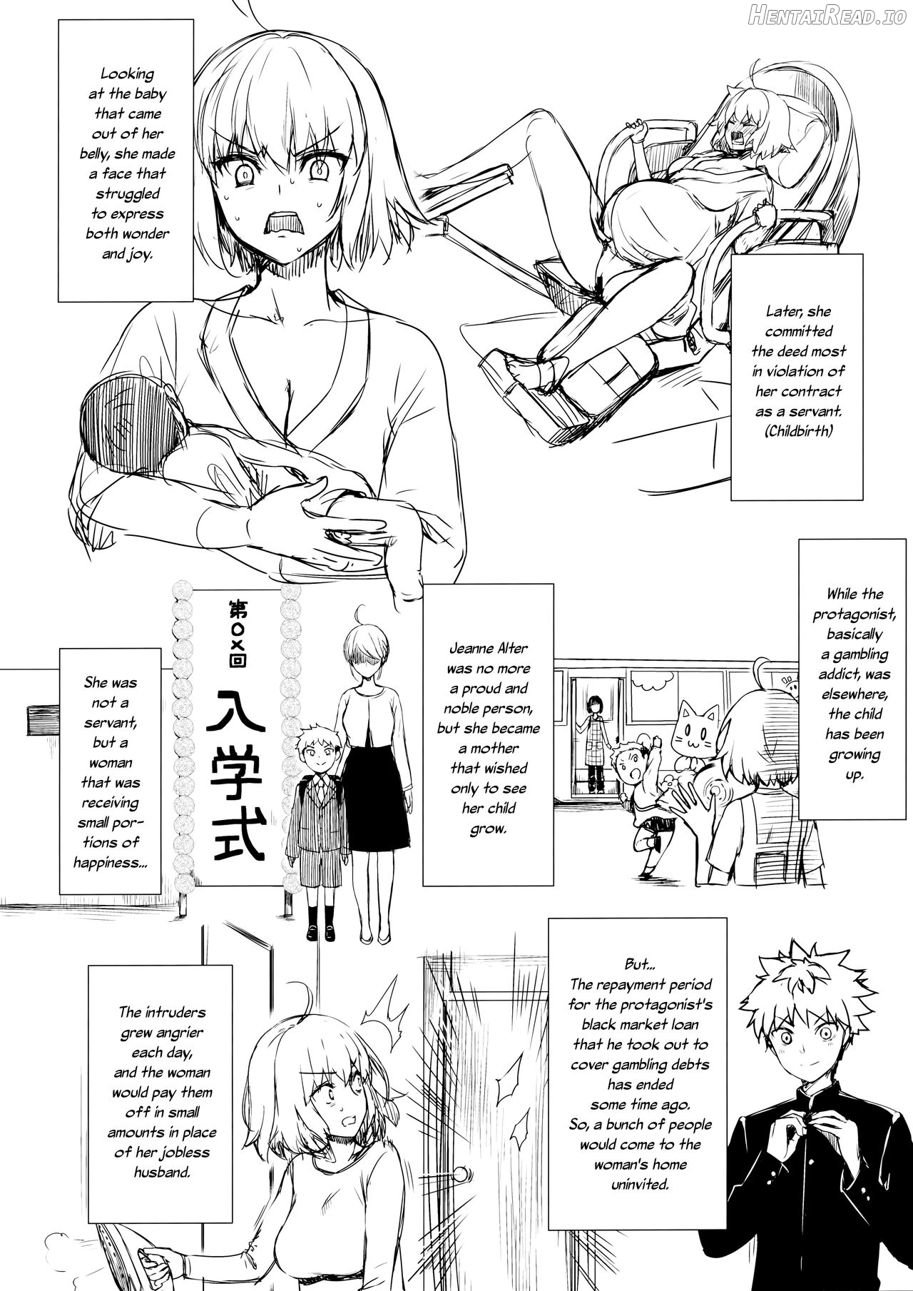 Jeanne Alter (32) no Shikyuu Haiboku ~Musuko no Tomodachi ni Tanetsuke o Kongan suru Hitozuma Servant~ Chapter 1 - page 24