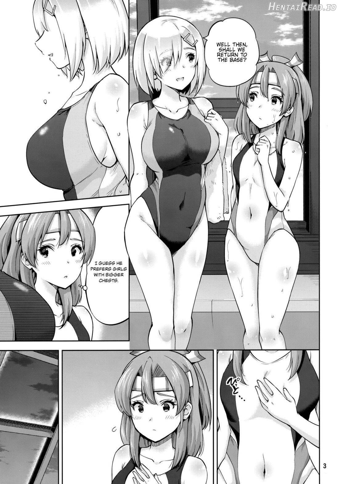 Kyouei Mizugi na Shigure-chan to Hamakaze-san to. Chapter 3 - page 4