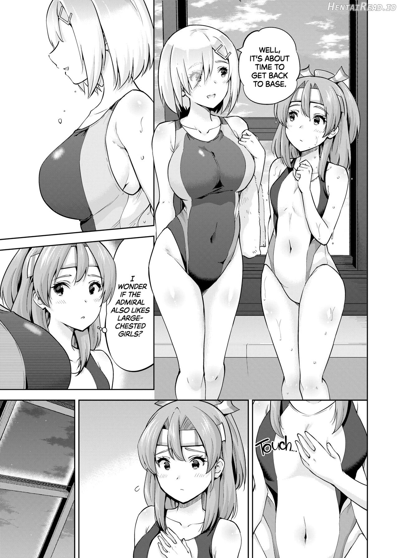 Kyouei Mizugi na Shigure-chan to Hamakaze-san to. Chapter 4 - page 4