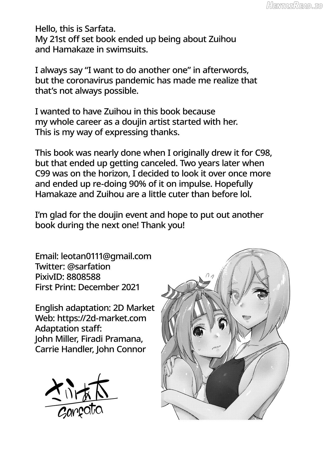 Kyouei Mizugi na Shigure-chan to Hamakaze-san to. Chapter 4 - page 25