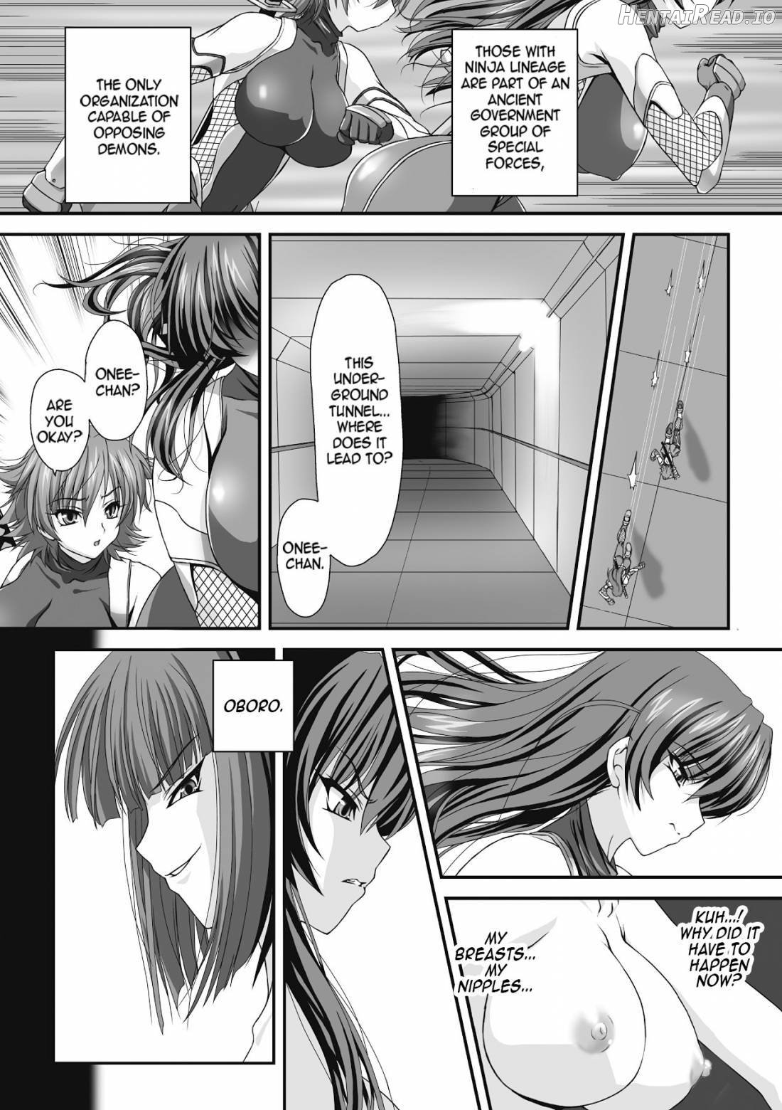 Taimanin Asagi Hajigyaku No Ankokuyuugi -The Comic- Chapter 1 - page 7