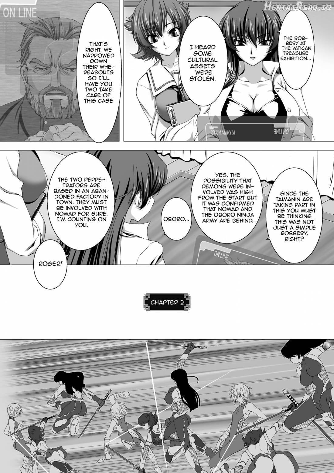 Taimanin Asagi Hajigyaku No Ankokuyuugi -The Comic- Chapter 1 - page 19