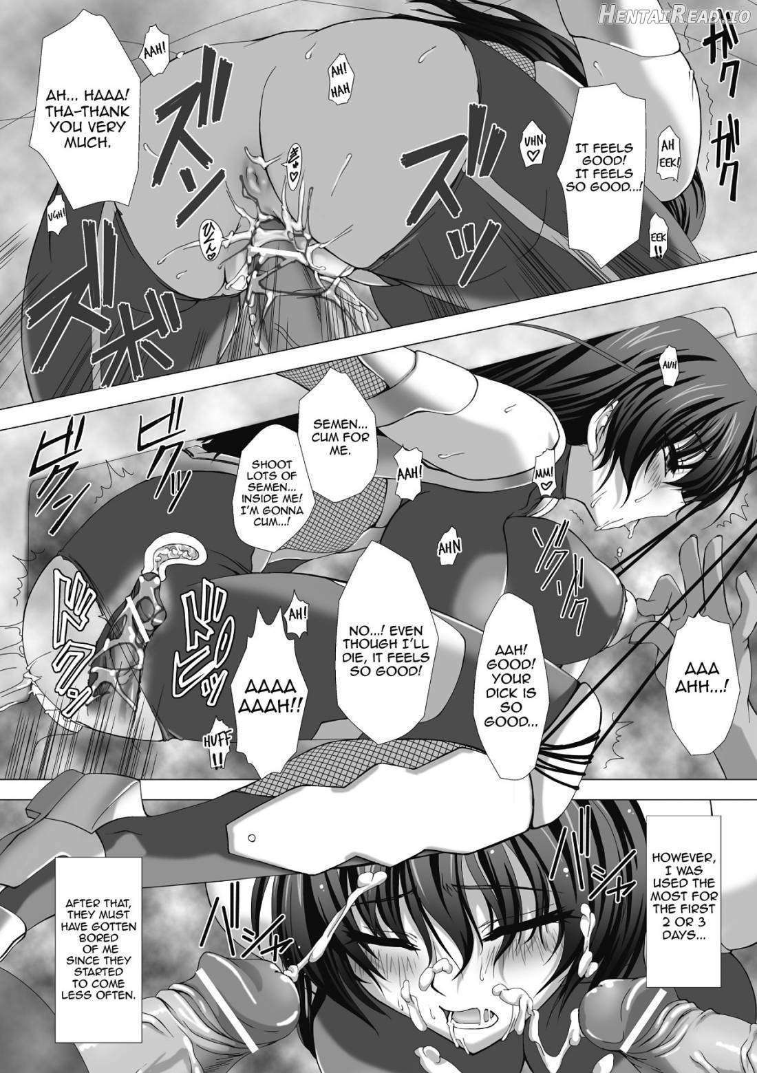 Taimanin Asagi Hajigyaku No Ankokuyuugi -The Comic- Chapter 1 - page 111