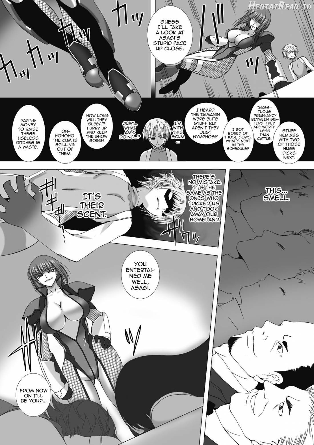 Taimanin Asagi Hajigyaku No Ankokuyuugi -The Comic- Chapter 1 - page 156