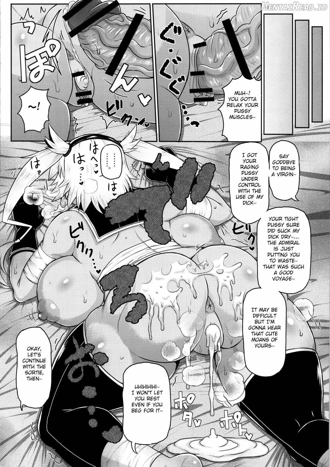 Inran Dosukebe Renjun Bitch Kashima Bon. ~Yariman Kashima ga Doutei Idenshi Hoshoku Sex Enshuu! Teitoku-san no Kibanda Seichuu Rengou Kantai, Kashima ga Oaite Shimasu~ Chapter 5 - page 9