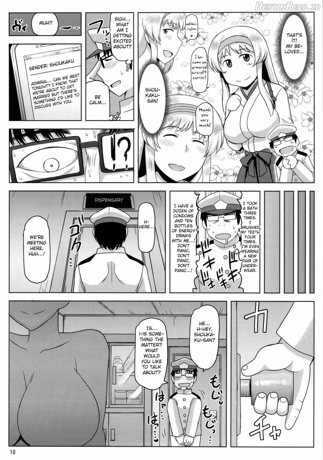 Inran Dosukebe Renjun Bitch Kashima Bon. ~Yariman Kashima ga Doutei Idenshi Hoshoku Sex Enshuu! Teitoku-san no Kibanda Seichuu Rengou Kantai, Kashima ga Oaite Shimasu~ Chapter 7 - page 9