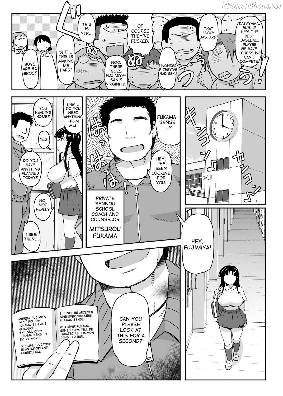 Inkou Kyoushi no Saimin Seikatsu Shidouroku ~Fujimiya Megumi Hen~ "Sensei...Kare no Tame ni Watashi no Shojomaku, Kantsuu Shite Kudasai" Chapter 1 - page 6