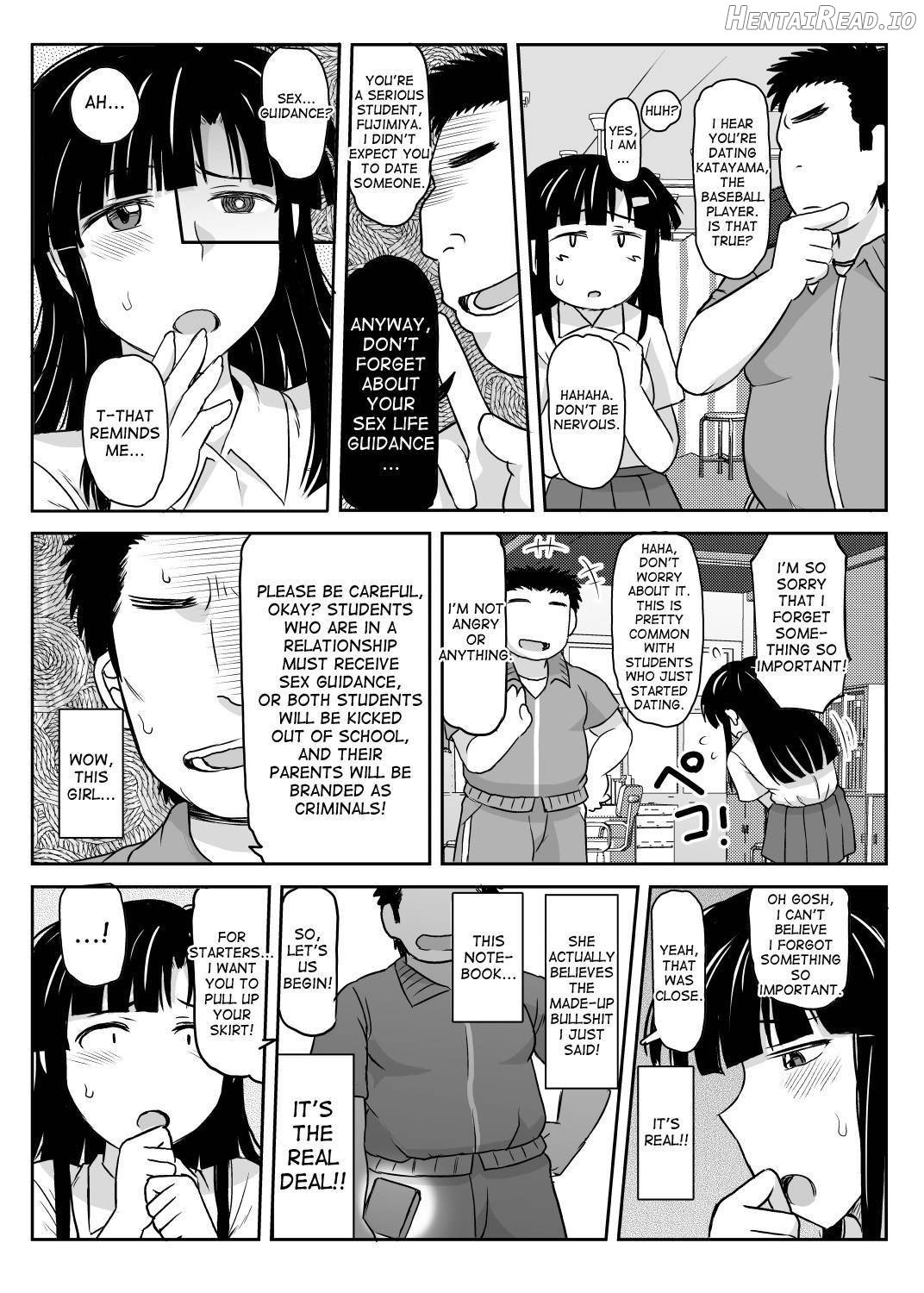 Inkou Kyoushi no Saimin Seikatsu Shidouroku ~Fujimiya Megumi Hen~ "Sensei...Kare no Tame ni Watashi no Shojomaku, Kantsuu Shite Kudasai" Chapter 1 - page 8