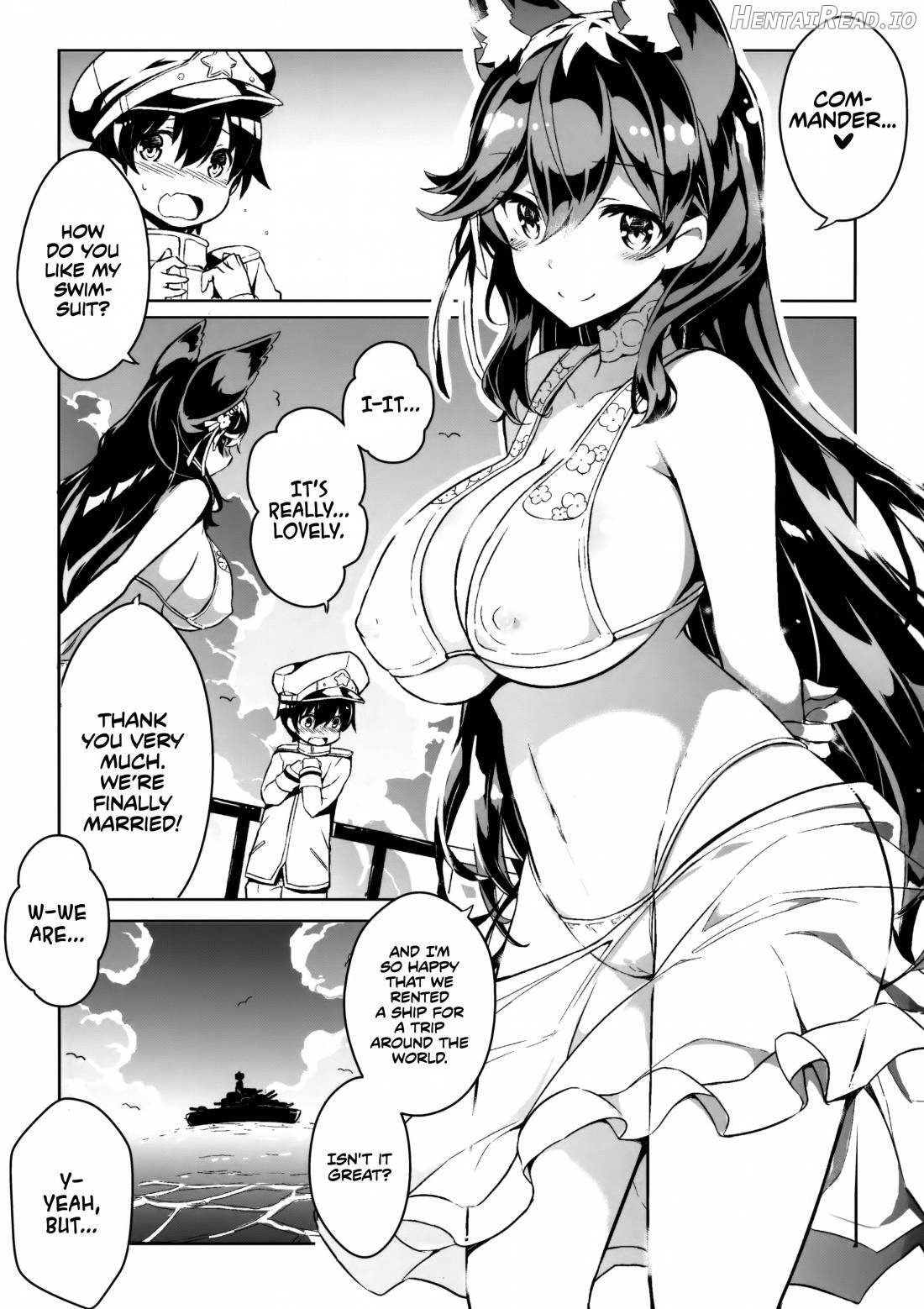 Atago-san no Munyumunyu Oppai o Meshiagare Chapter 1 - page 2