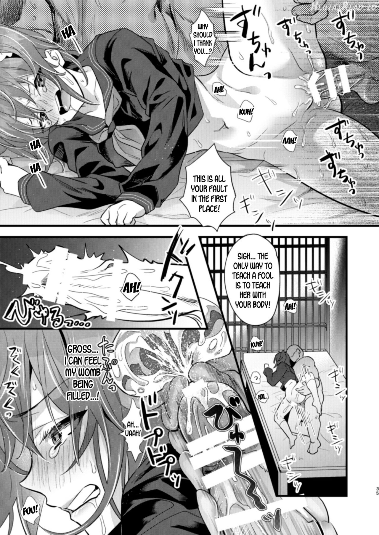 Ryoujoku ~Juurin Zecchou~ Chapter 4 - page 33