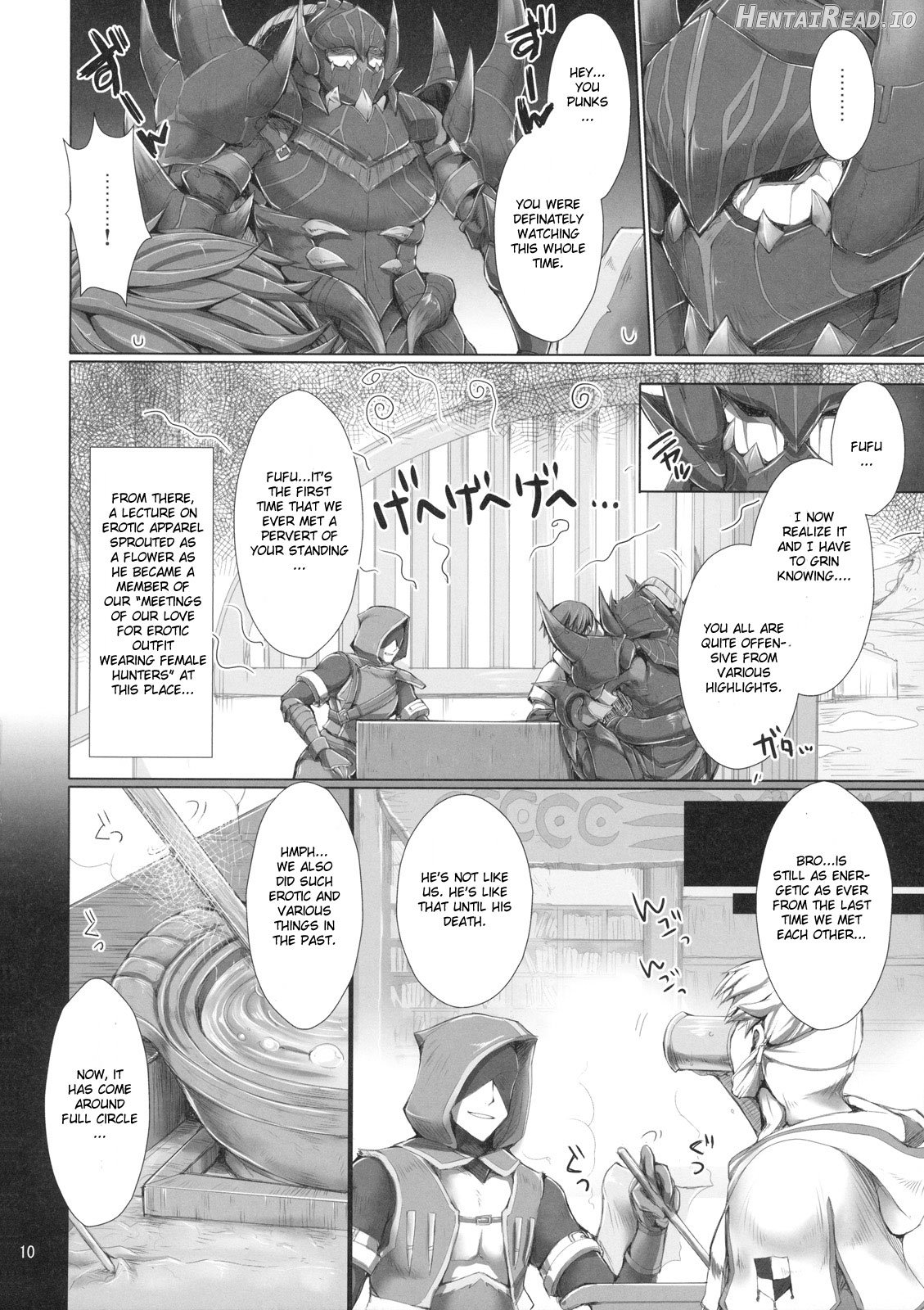 MonHan no Erohon 16 Chapter 7 - page 8