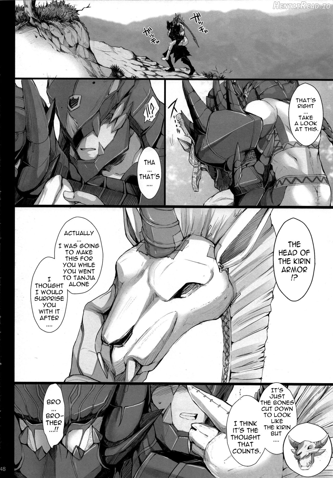 MonHan no Erohon 16 Chapter 13 - page 46