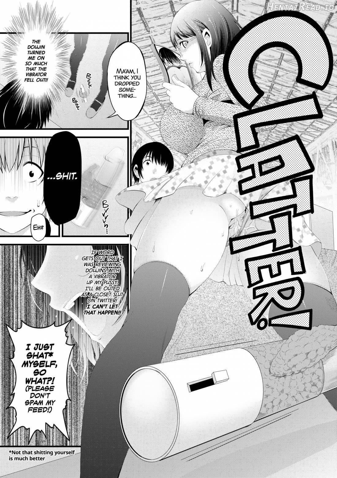 ManCli Manko to Cli o Ijirareru no ga Daisuki na Fujoshi nano de Doujin Event no Nikubenki ni Natte mita Chapter 1 - page 8