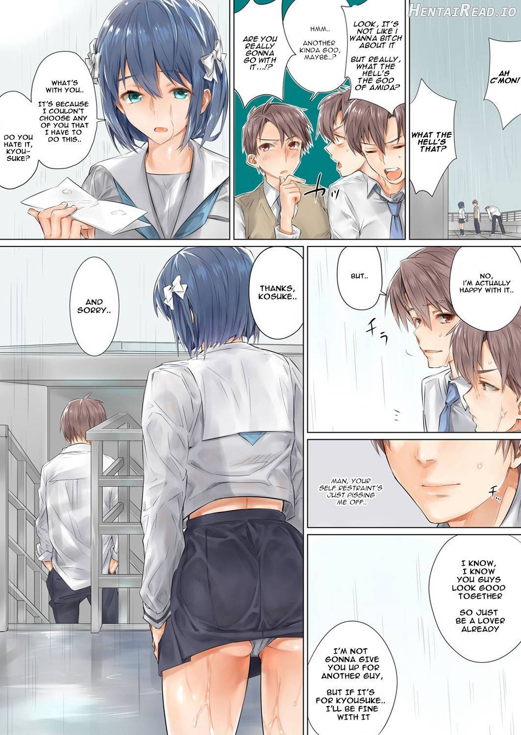 Netorare Kanojo -Kareshi (Ani) o Mae ni Futago (Otouto) to Kyoushitsu Ecchi- Vol.01 Chapter 1 - page 12